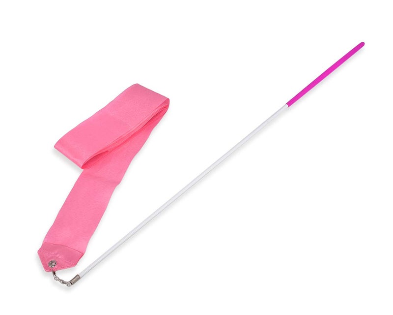DS.DISTINCTIVE STYLE DS. DISTINCTIVE STYLE Dance Ribbons with Wands 4 Yards Long Rhythmic Gymnastics Ribbon Dance Streamer for Kids Baton Twirling (Pink) - Image 5